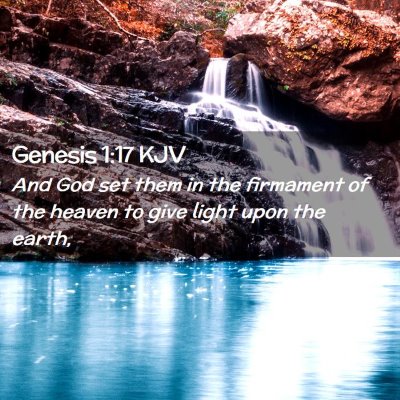 Genesis 1:17 KJV Free Bible Images
