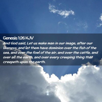 Genesis 1:26 KJV Free Bible Images