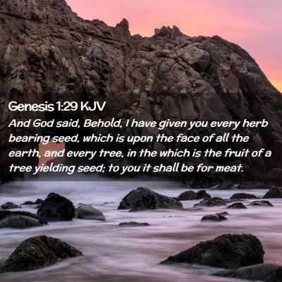 Genesis 1:29 KJV Free Bible Images