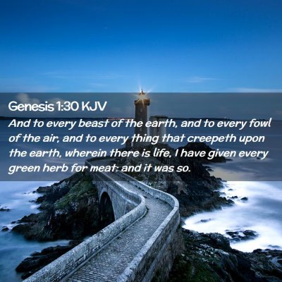 Genesis 1:30 KJV Free Bible Images