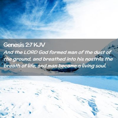 Genesis 2:7 KJV Free Bible Images