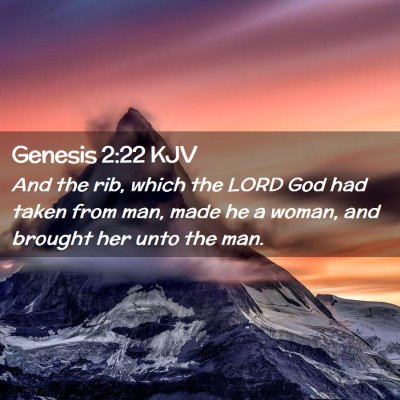 Genesis 2:22 KJV Free Bible Images