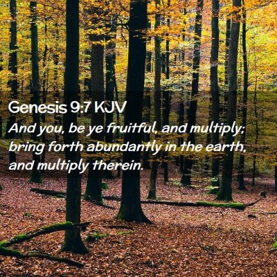 Genesis 9:7 KJV Free Bible Images