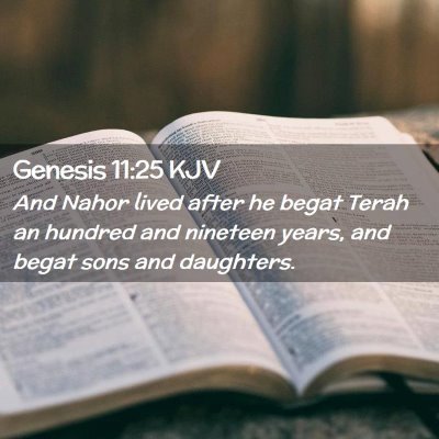 Genesis 11:25 KJV Free Bible Images