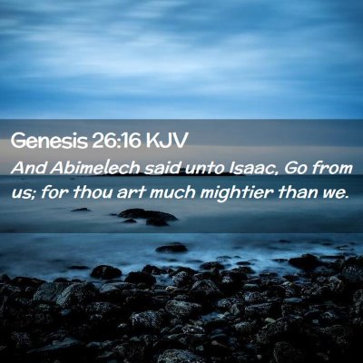 Genesis 26:16 KJV Free Bible Images