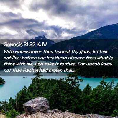 Genesis 31:32 KJV Free Bible Images
