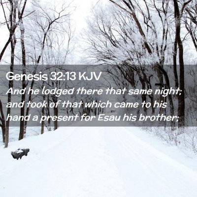 Genesis 32:13 KJV Free Bible Images