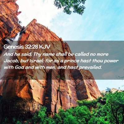 Genesis 32:28 KJV Free Bible Images