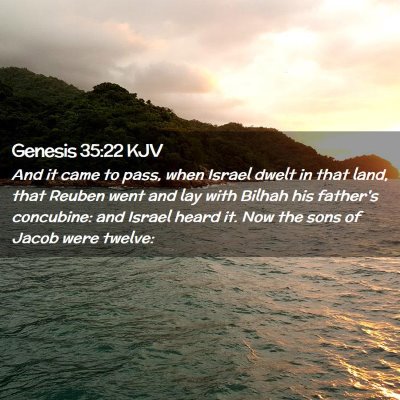 Genesis 35:22 KJV Free Bible Images