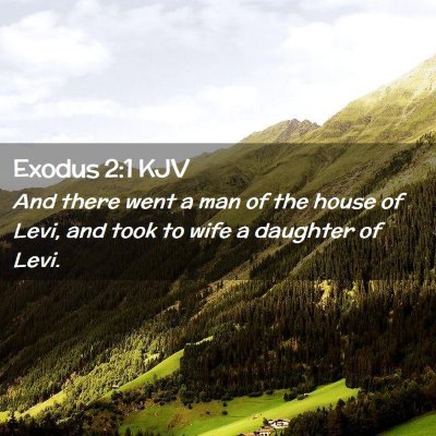 Exodus 2:1 KJV Free Bible Images