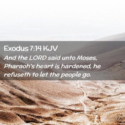Exodus 7:14 KJV Free Bible Images