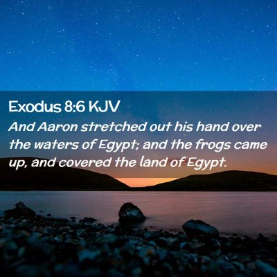 Exodus 8:6 KJV Free Bible Images