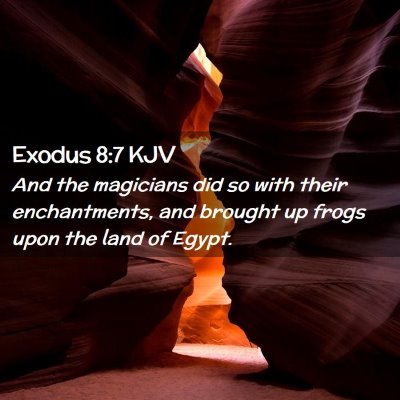 Exodus 8:7 KJV Free Bible Images
