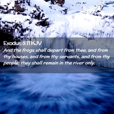 Exodus 8:11 KJV Free Bible Images