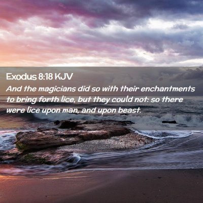 Exodus 8:18 KJV Free Bible Images