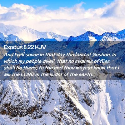 Exodus 8:22 KJV Free Bible Images