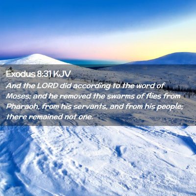 Exodus 8:31 KJV Free Bible Images