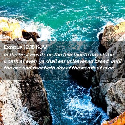 Exodus 12:18 KJV Free Bible Images