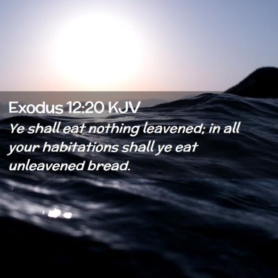 Exodus 12:20 KJV Free Bible Images