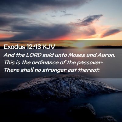 Exodus 12:43 KJV Free Bible Images