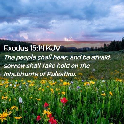 Exodus 15:14 KJV Free Bible Images