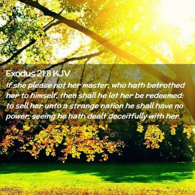 Exodus 21:8 KJV Free Bible Images