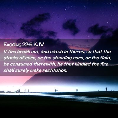 Exodus 22:6 KJV Free Bible Images