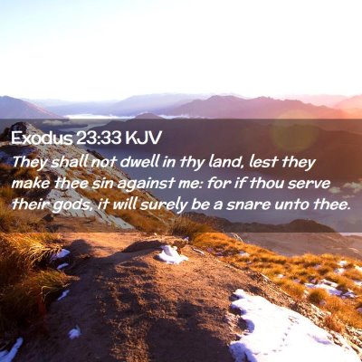 Exodus 23:33 KJV Free Bible Images