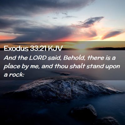 Exodus 33:21 KJV Free Bible Images
