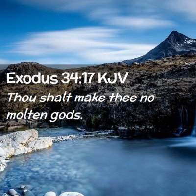 Exodus 34:17 KJV Free Bible Images