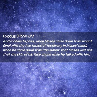 Exodus 34:29 KJV Free Bible Images