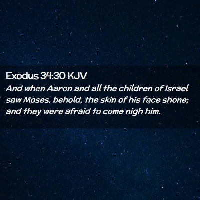 Exodus 34:30 KJV Free Bible Images