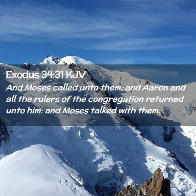 Exodus 34:31 KJV Free Bible Images