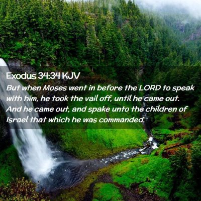 Exodus 34:34 KJV Free Bible Images