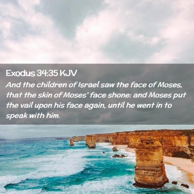 Exodus 34:35 KJV Free Bible Images