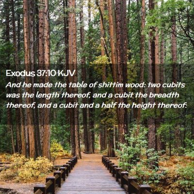 Exodus 37:10 KJV Free Bible Images