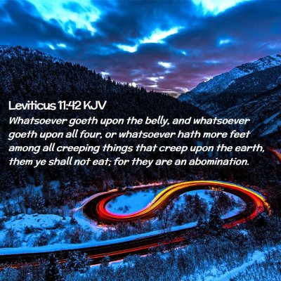 Leviticus 11:42 KJV Free Bible Images