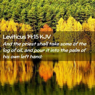 Leviticus 14:15 KJV Free Bible Images