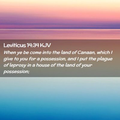 Leviticus 14:34 KJV Free Bible Images