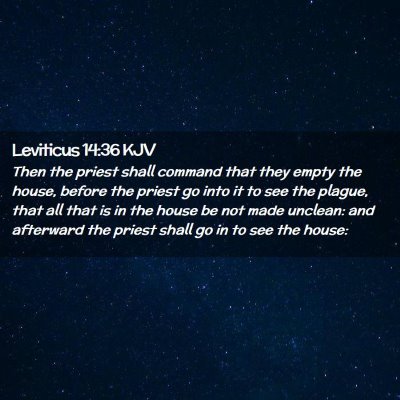 Leviticus 14:36 KJV Free Bible Images