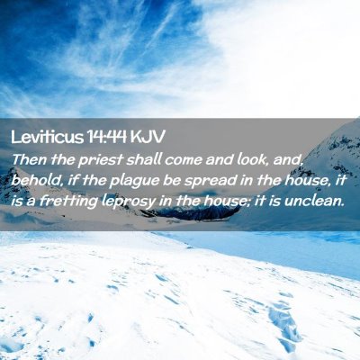 Leviticus 14:44 KJV Free Bible Images
