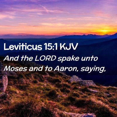 Leviticus 15:1 KJV Free Bible Images