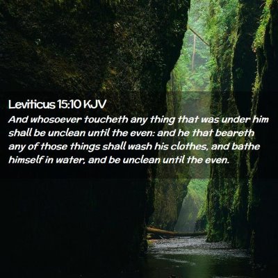 Leviticus 15:10 KJV Free Bible Images