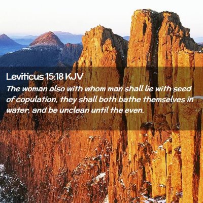 Leviticus 15:18 KJV Free Bible Images