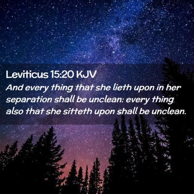 Leviticus 15:20 KJV Free Bible Images