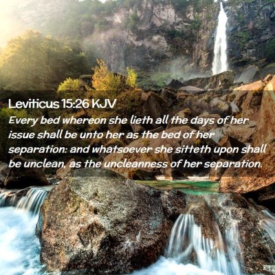 Leviticus 15:26 KJV Free Bible Images