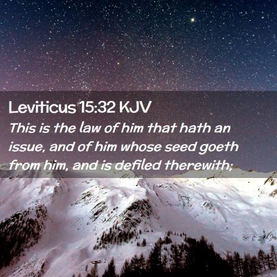 Leviticus 15:32 KJV Free Bible Images