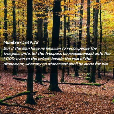 Numbers 5:8 KJV Free Bible Images