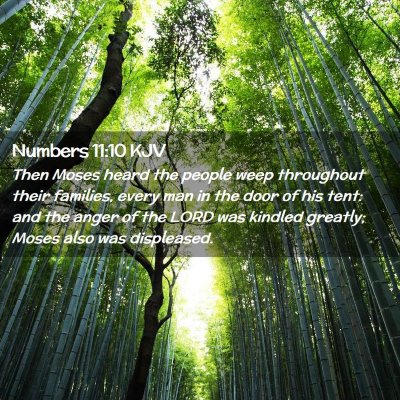 Numbers 11:10 KJV Free Bible Images