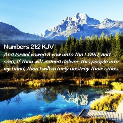 Numbers 21:2 KJV Free Bible Images